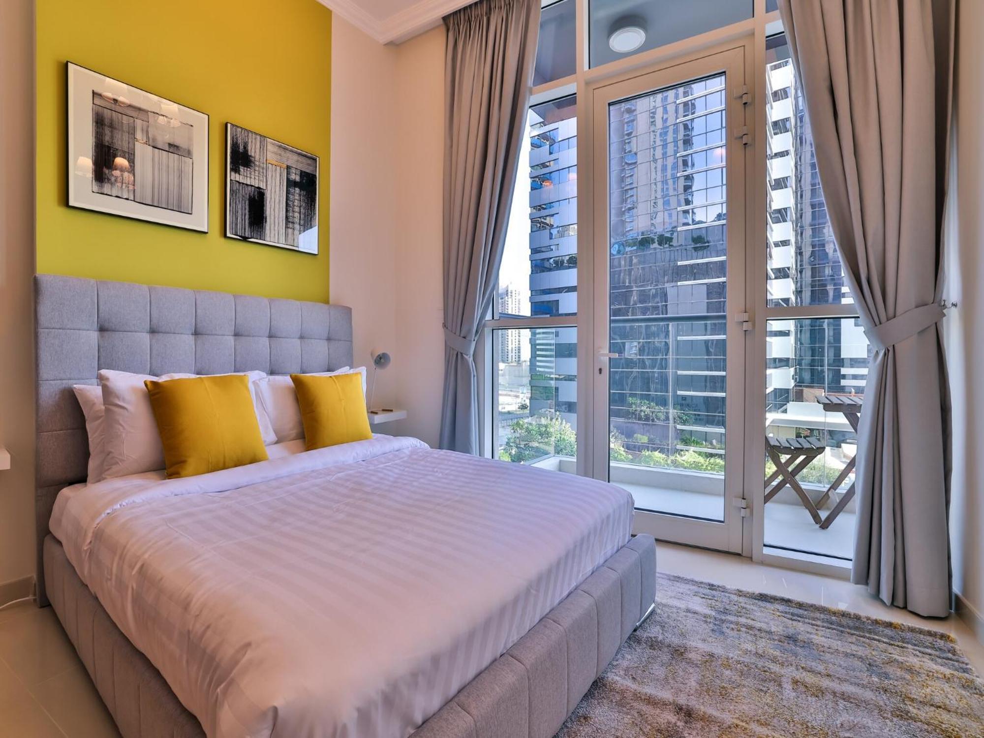 Luxe Apartments Near Dubai Mall Burj Khalifa Pool Gym Parking Luaran gambar