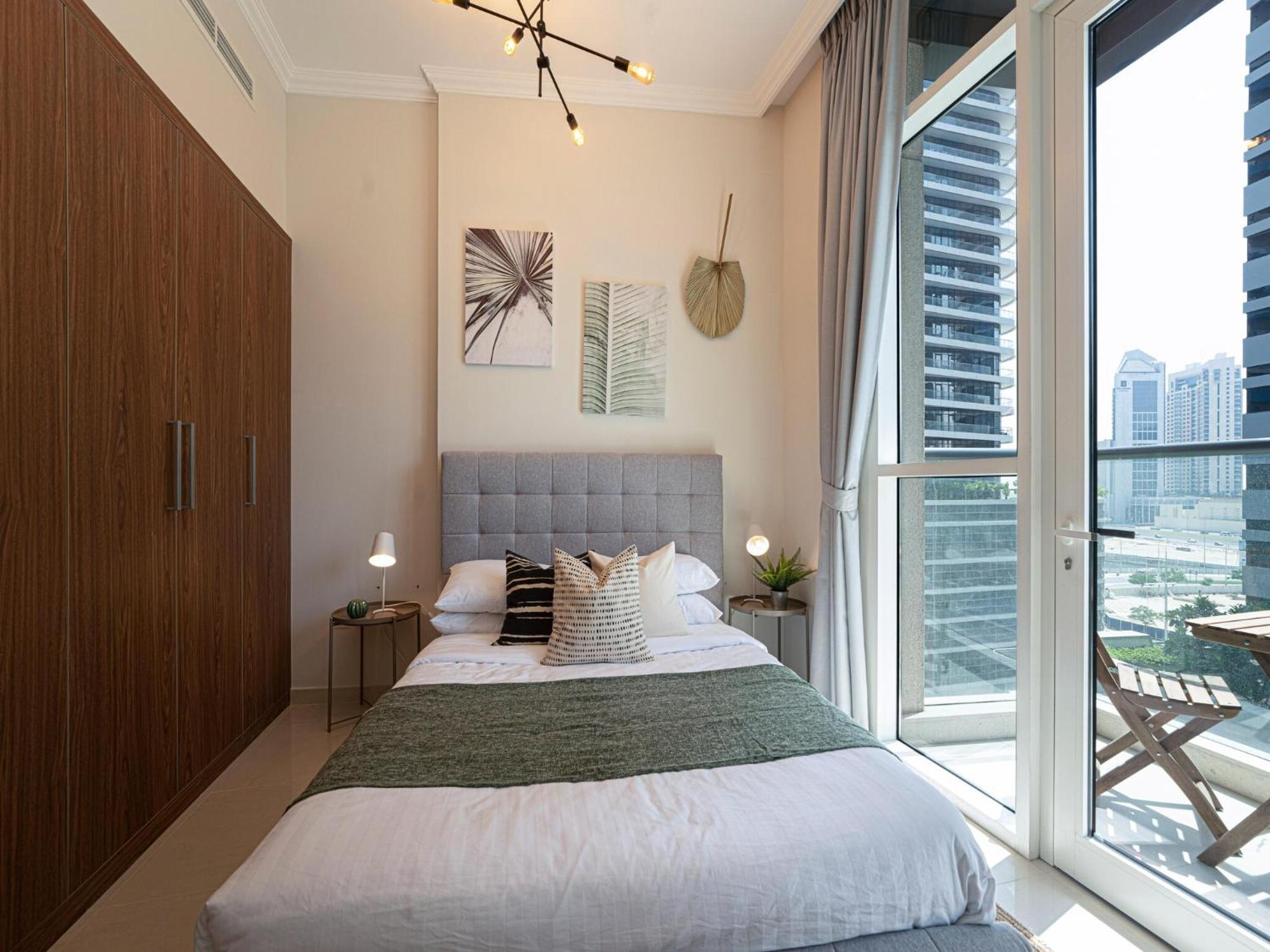 Luxe Apartments Near Dubai Mall Burj Khalifa Pool Gym Parking Luaran gambar