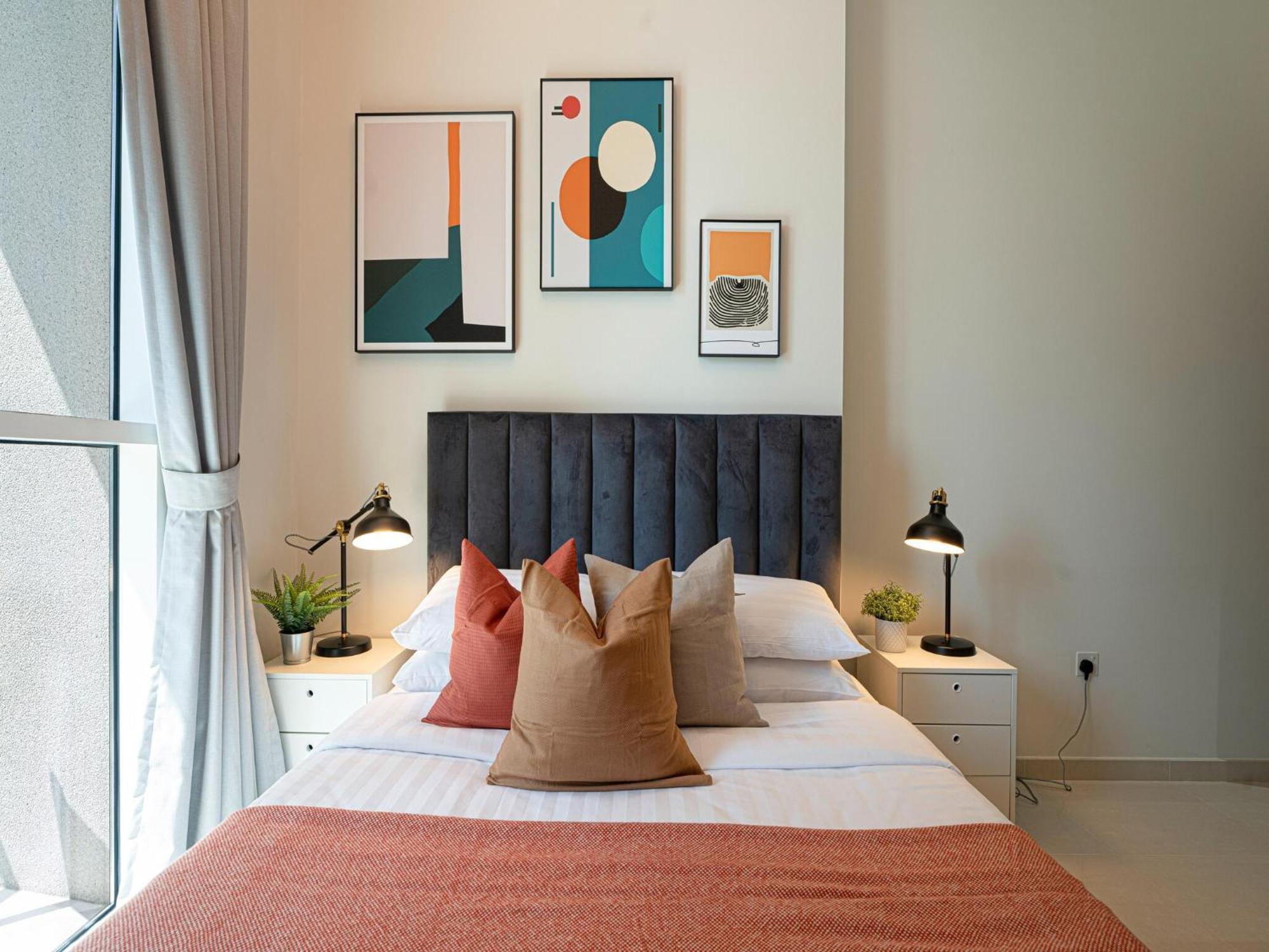 Luxe Apartments Near Dubai Mall Burj Khalifa Pool Gym Parking Luaran gambar