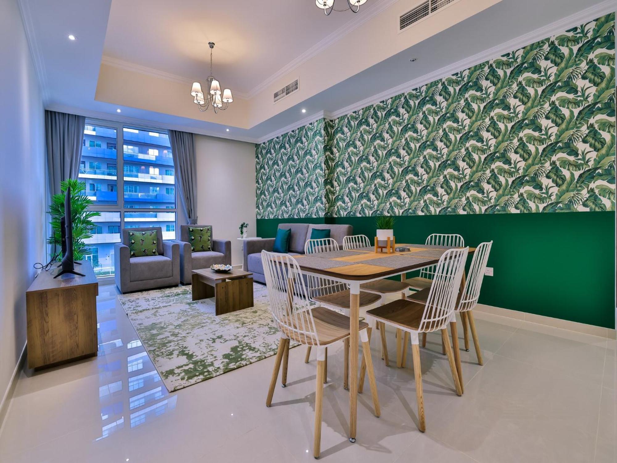 Luxe Apartments Near Dubai Mall Burj Khalifa Pool Gym Parking Luaran gambar