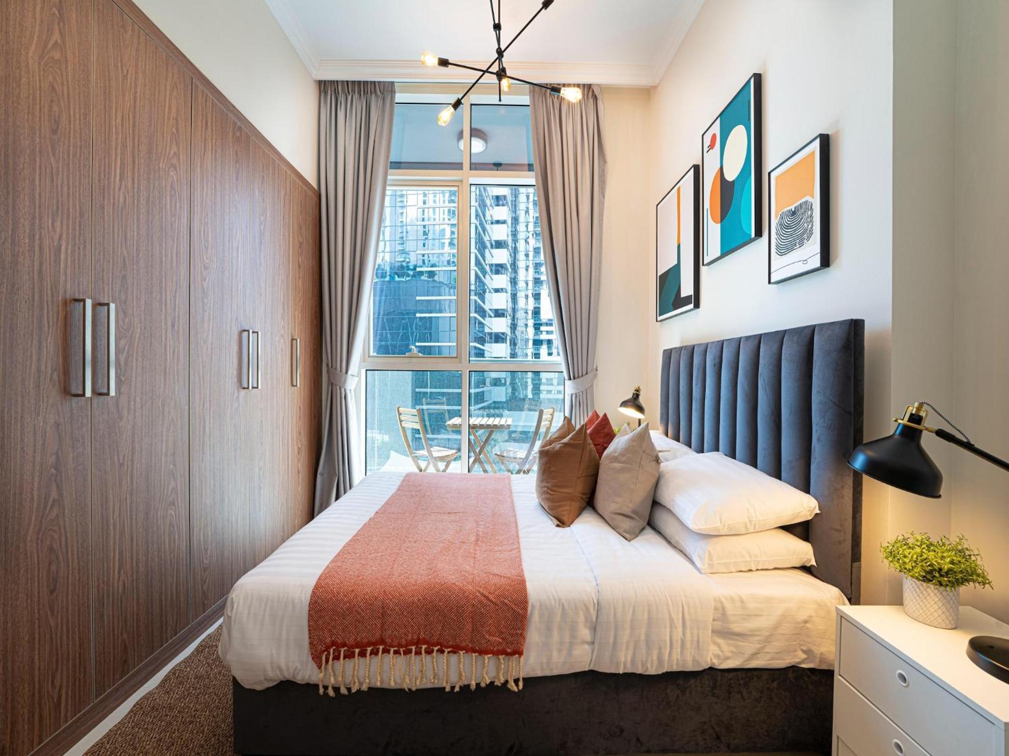 Luxe Apartments Near Dubai Mall Burj Khalifa Pool Gym Parking Luaran gambar