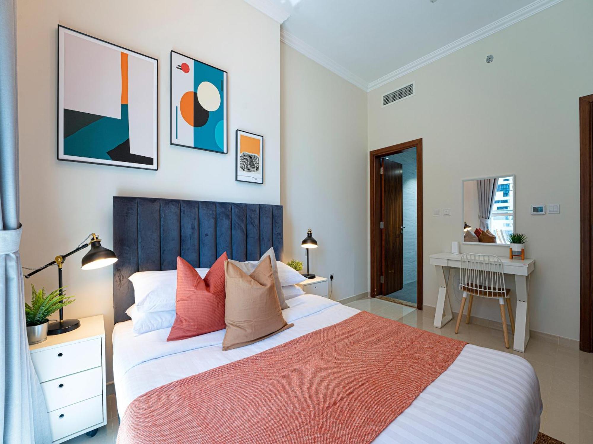 Luxe Apartments Near Dubai Mall Burj Khalifa Pool Gym Parking Luaran gambar
