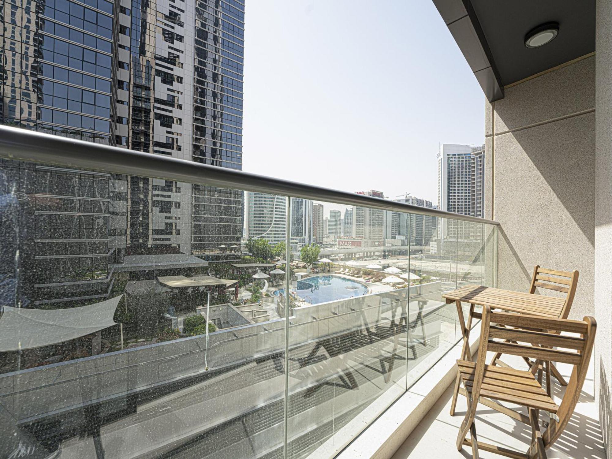 Luxe Apartments Near Dubai Mall Burj Khalifa Pool Gym Parking Luaran gambar