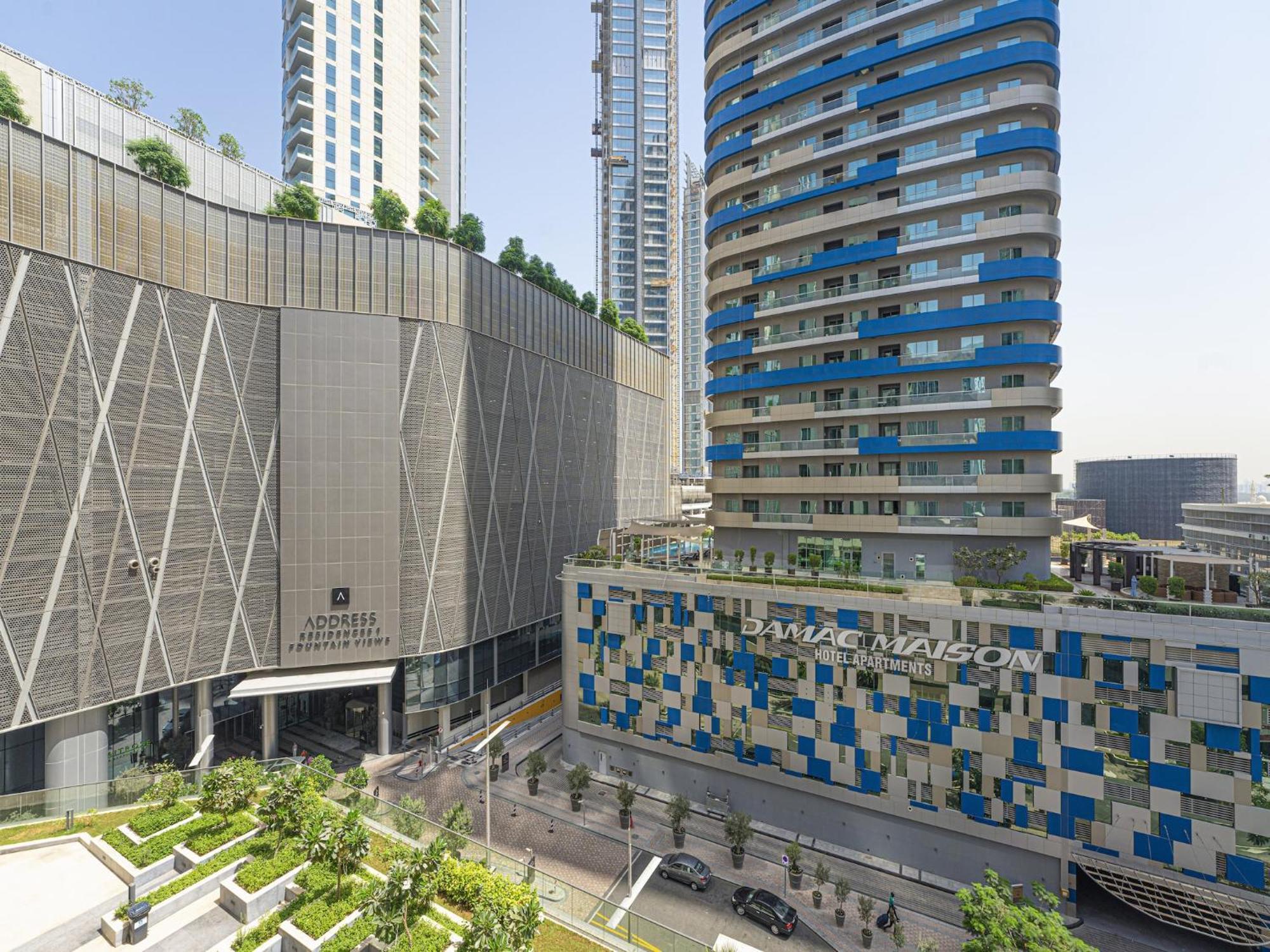 Luxe Apartments Near Dubai Mall Burj Khalifa Pool Gym Parking Luaran gambar